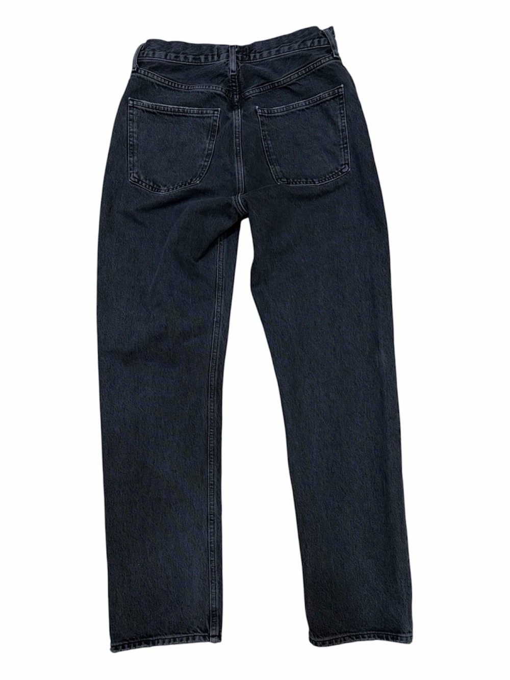 AGOLDE 90’s Pinch Waist Jeans Black Tea Washed Black High Rise Size 27 - Picture 4 of 8